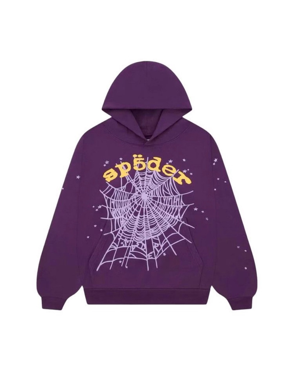 Purple Sp5der OG Web V2 Hoodie